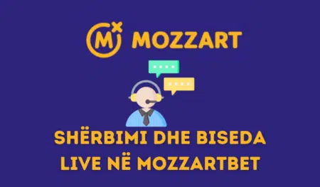 Shërbimi dhe biseda live në Mozzartbet