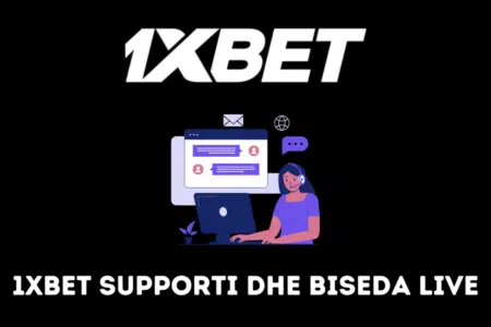 1xbet supporti dhe biseda live