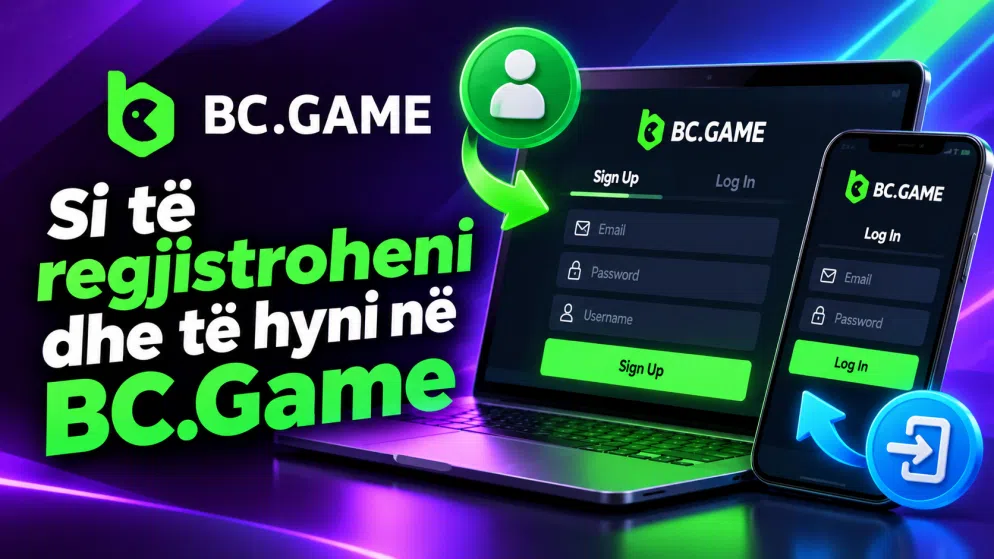 Si të regjistroheni dhe të hyni në BC.Game